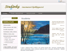 Tablet Screenshot of knihy-studanka.cz